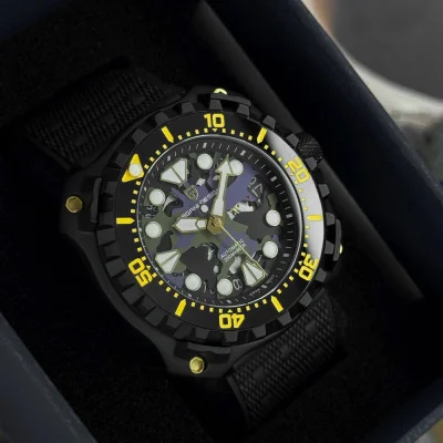 Чоловічий годинник Pagani Design PD-YN009 Black-Camo Blue