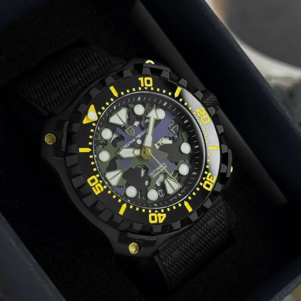 Чоловічий годинник Pagani Design PD-YN009 Black-Camo Blue фото 5