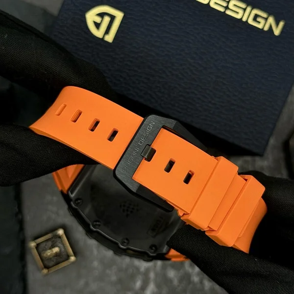 Чоловічий годинник Pagani Design PD-1738 Black-Orange фото 9