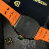 Мужские часы Pagani Design PD-1738 Black-Orange фото 10