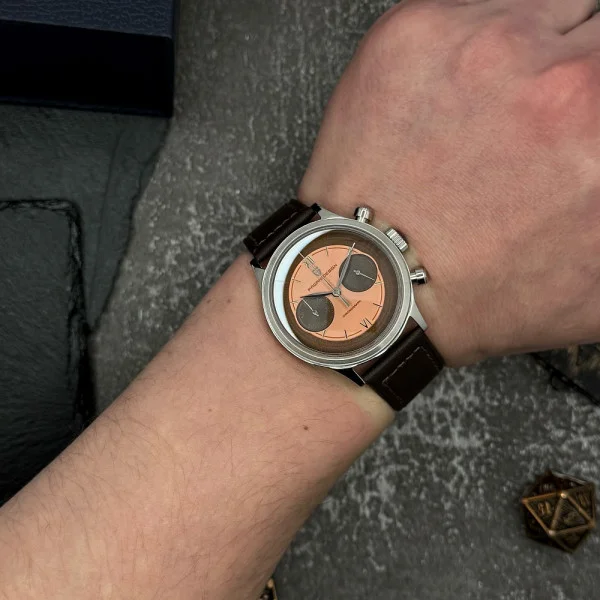Мужские часы Pagani Design PD-1739 Silver-Brown фото 3