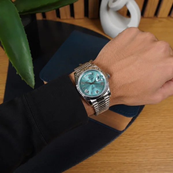Чоловічий годинник Pagani Design PD-1752 Silver-Light-Blue фото 4