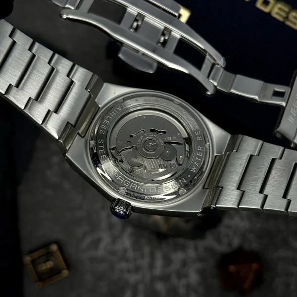 Чоловічий годинник Pagani Design PD-1753 Silver-Blue фото 10