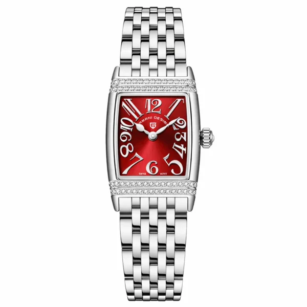 Жіночий годинник Pagani Design PD-1737 Silver-Red фото 1