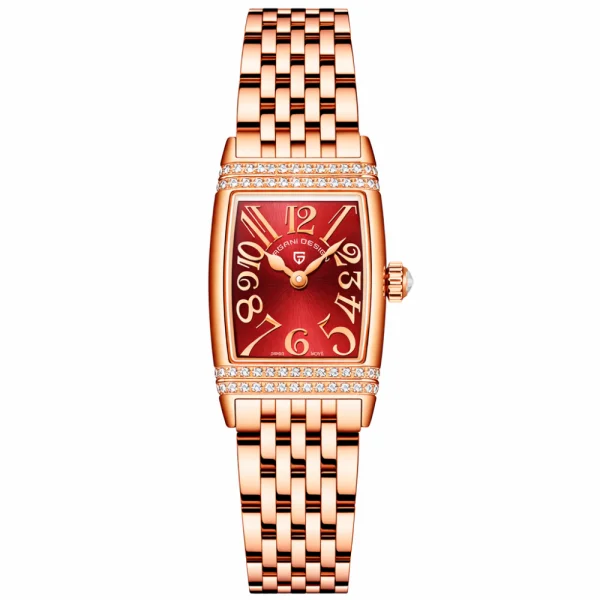 Жіночий годинник Pagani Design PD-1737 RoseGold-Red фото 1