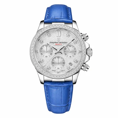 Жіночий годинник Pagani Design PD-1730 Silver-Blue