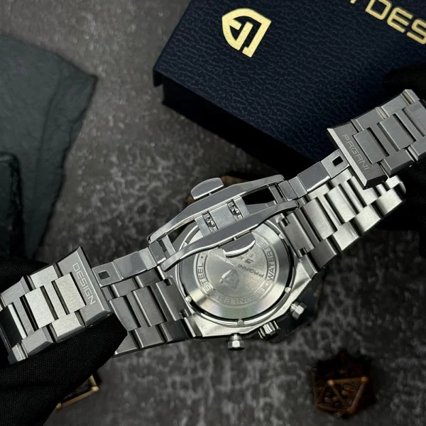 Мужские часы Pagani Design PD-1707 Silver-Blue фото 8