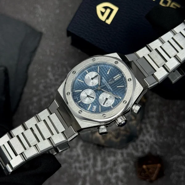 Мужские часы Pagani Design PD-1707 Silver-Blue фото 6