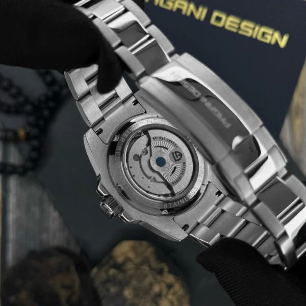 Чоловічий годинник Pagani Design PD-1662 Silver-Black-Red фото 8