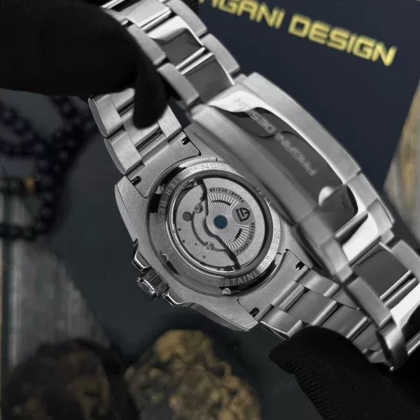 Чоловічий годинник Pagani Design PD-1662 Silver-Black-Red фото 8