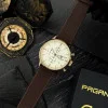 Чоловічий годинник Pagani Design PD-2720 Gold-White-Brown фото 6