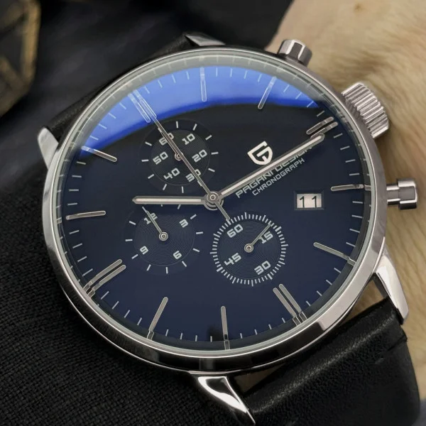 Чоловічий годинник Pagani Design PD-2720 Silver-Black-Black фото 3