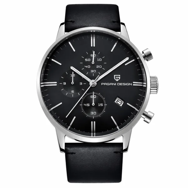 Чоловічий годинник Pagani Design PD-2720 Silver-Black-Black фото 1
