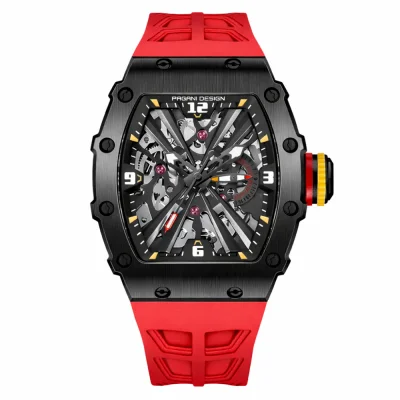 Мужские часы Pagani Design PD-1738 Black-Red