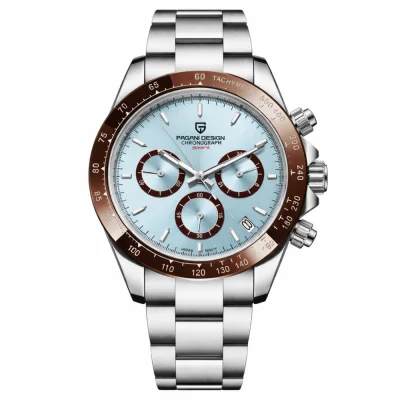 Чоловічий годинник Pagani Design PD-1644 Silver-Blue