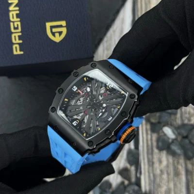 Чоловічий годинник Pagani Design PD-1738 Black-Blue