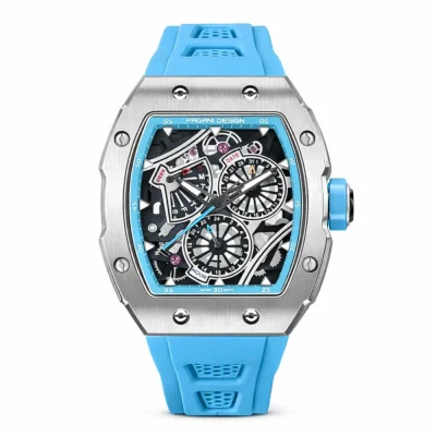 Мужские часы Pagani Design PD-YS012 Silver-Blue