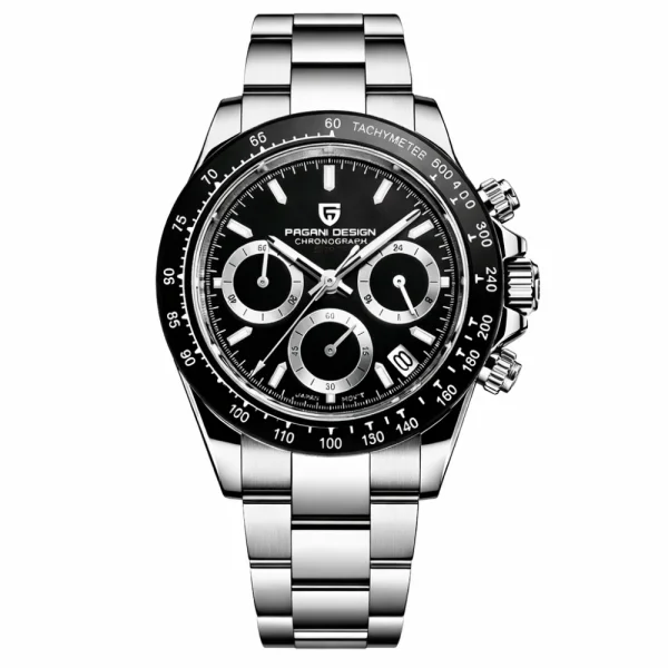 Чоловічий годинник Pagani Design PD-1644 Silver-Black фото 1