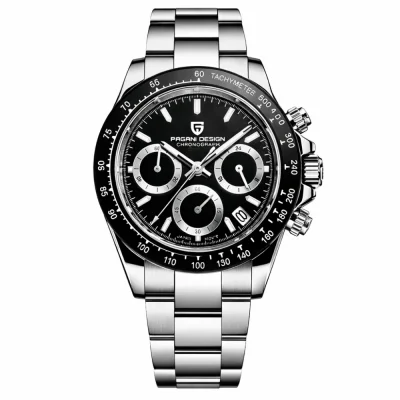 Мужские часы Pagani Design PD-1644 Silver-Black