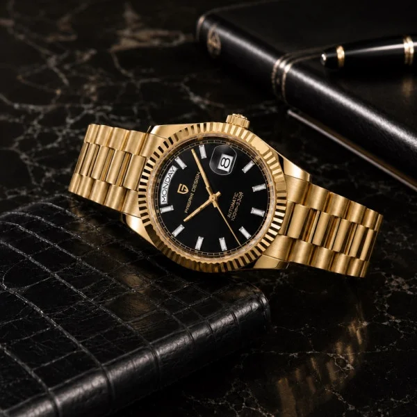 Чоловічий годинник Pagani Design PD-1783 Gold-Black фото 6