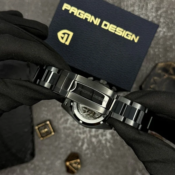 Чоловічий годинник Pagani Design PD-1777 Black фото 8