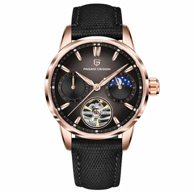 Чоловічий годинник Pagani Design PD-YS021 Black-Gold