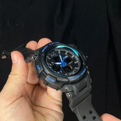 Чоловічий годинник Skmei 1343 Black-Blue