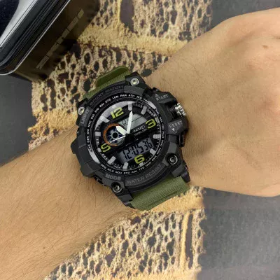Чоловічий годинник Skmei 1283 Black-Military Wristband.
