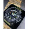 Мужские часы Skmei 1283 Black-Khaki Wristband. фото 4
