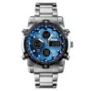 Чоловічий годинник Skmei 1389BU Silver-Black-Blue фото 2