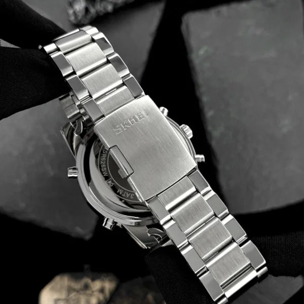 Чоловічий годинник Skmei 1389BU Silver-Black-Blue фото 11