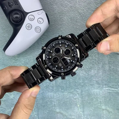 Чоловічий годинник Skmei 1389BK All Black