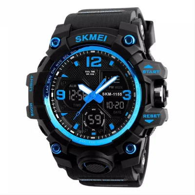 Чоловічий годинник Skmei 1155 Black Blue