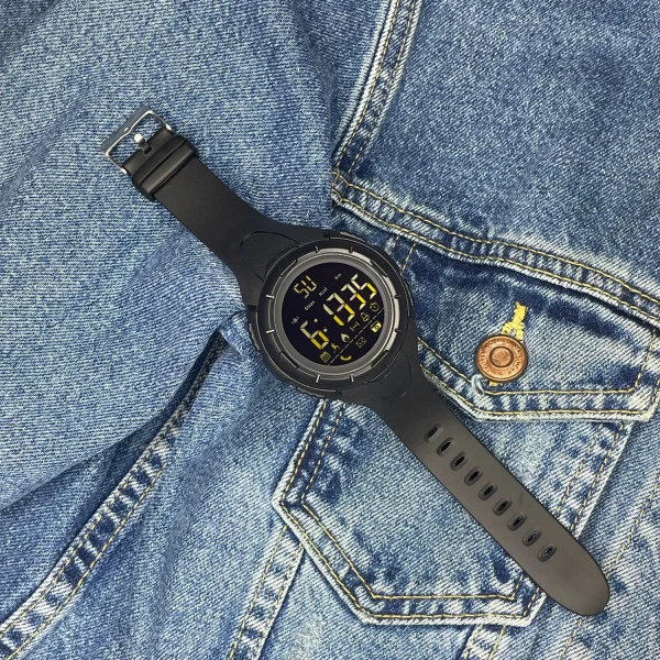 Чоловічий годинник Skmei 1326BK Black Smart Watch фото 6