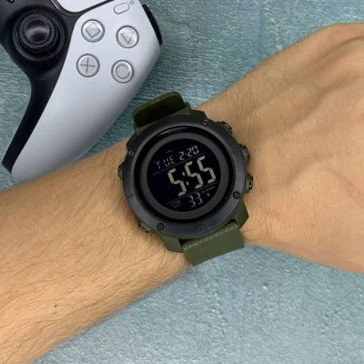 Мужские часы Skmei 1426AGWT Army Green-White