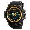 Чоловічий годинник Skmei 1155 Black-Gold фото 2