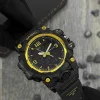 Чоловічий годинник Skmei 1155 Black-Gold фото 7