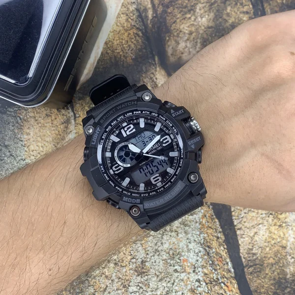 Мужские часы Skmei 1283 All Black. фото 3