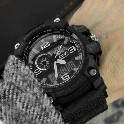 Чоловічий годинник Skmei 1283 All Black.