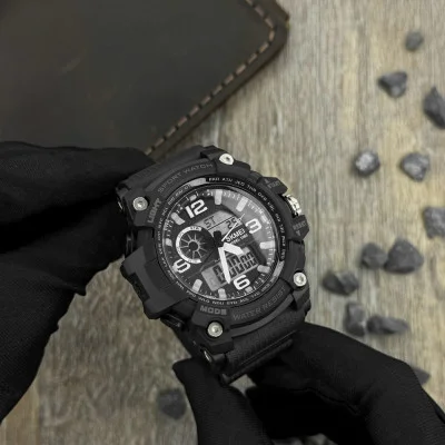 Чоловічий годинник Skmei 1283 All Black.
