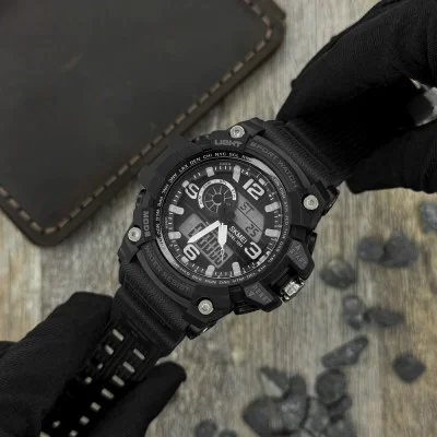 Чоловічий годинник Skmei 1283 All Black.