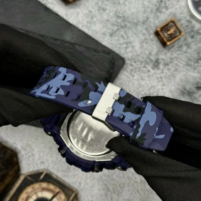 Чоловічий годинник Skmei 1637 Blue-Military