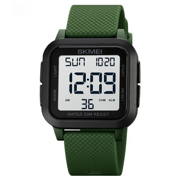Чоловічий годинник Skmei 1894 Black-Military Wristband фото 1