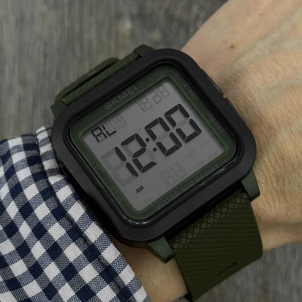 Чоловічий годинник Skmei 1894 Black-Military Wristband фото 3