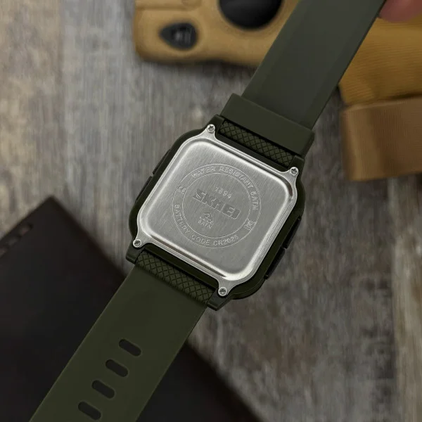 Чоловічий годинник Skmei 1894 Black-Military Wristband фото 8