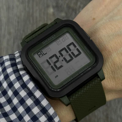 Мужские часы Skmei 1894 Black-Military Wristband