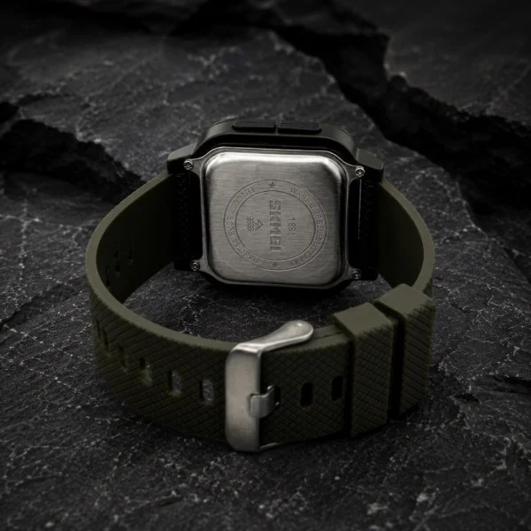 Чоловічий годинник Skmei 1894 All Black-Military Wristband фото 8