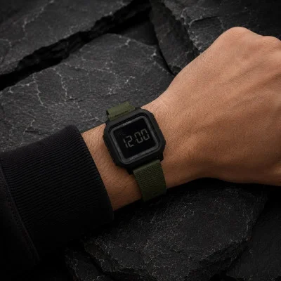 Чоловічий годинник Skmei 1894 All Black-Military Wristband