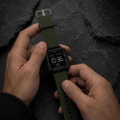 Мужские часы Skmei 1894 All Black-Military Wristband