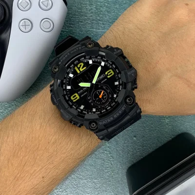 Чоловічий годинник Skmei 1637BK Black.